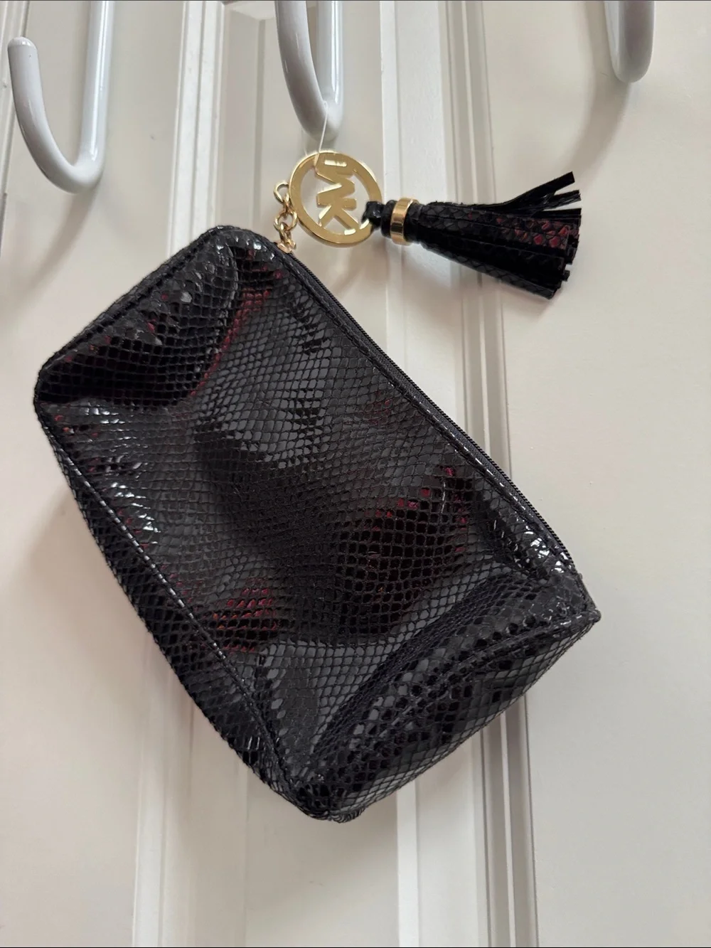 Michael Kors snake embossed